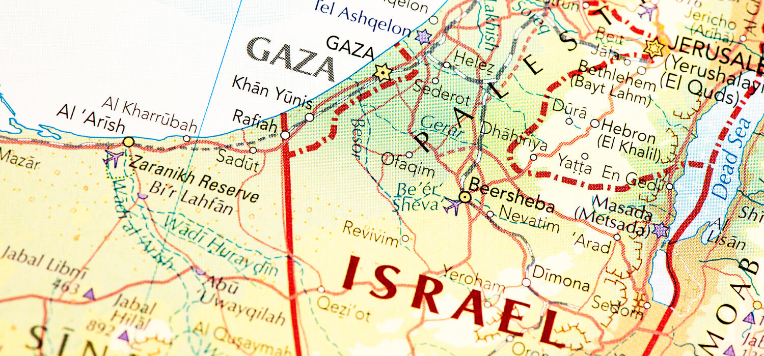 Israel / Gaza map