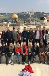 Master's students in The School of Public Policy travelled to Israel in February for the Multi-Faces of Israel course, to gain international perspective from leaders and industry innovators there.