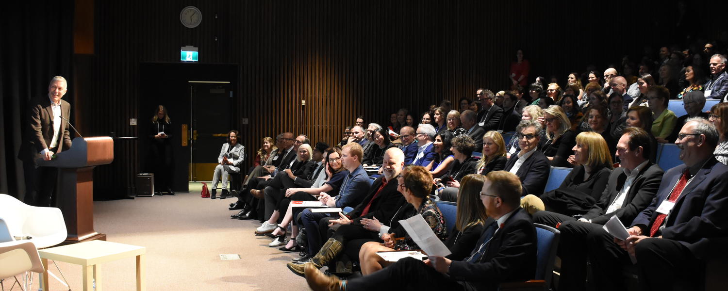 Bill Ghali speaks to members at the 2020 Members Forum