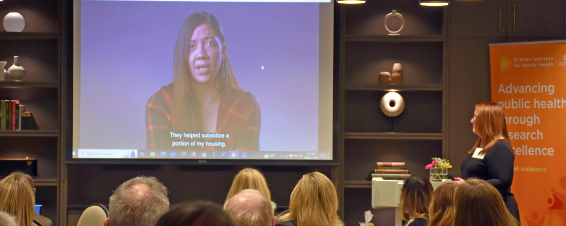 A presentation about HUB work with In From the Cold