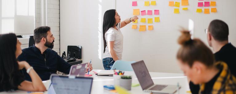 People working together in an office