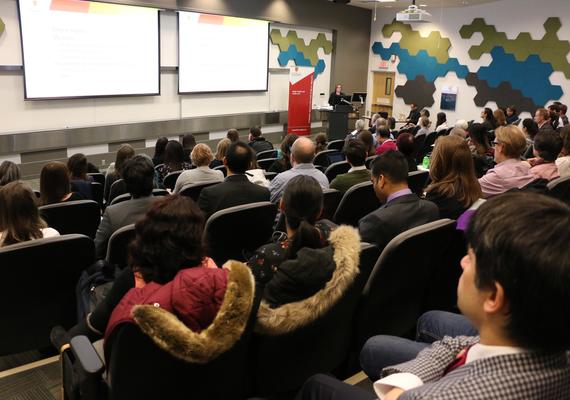 Members listening to speaker at 2019 Members Forum