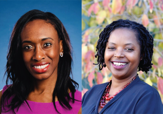 *Photo: Doreen Ezeife (left), Régine King (right)