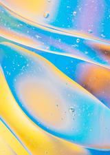 Abstract image with blue and yellow