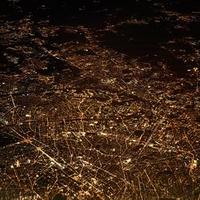 city lights at night